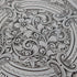 1898 British antique sterling silver double door card case 83g Charles Chesterman